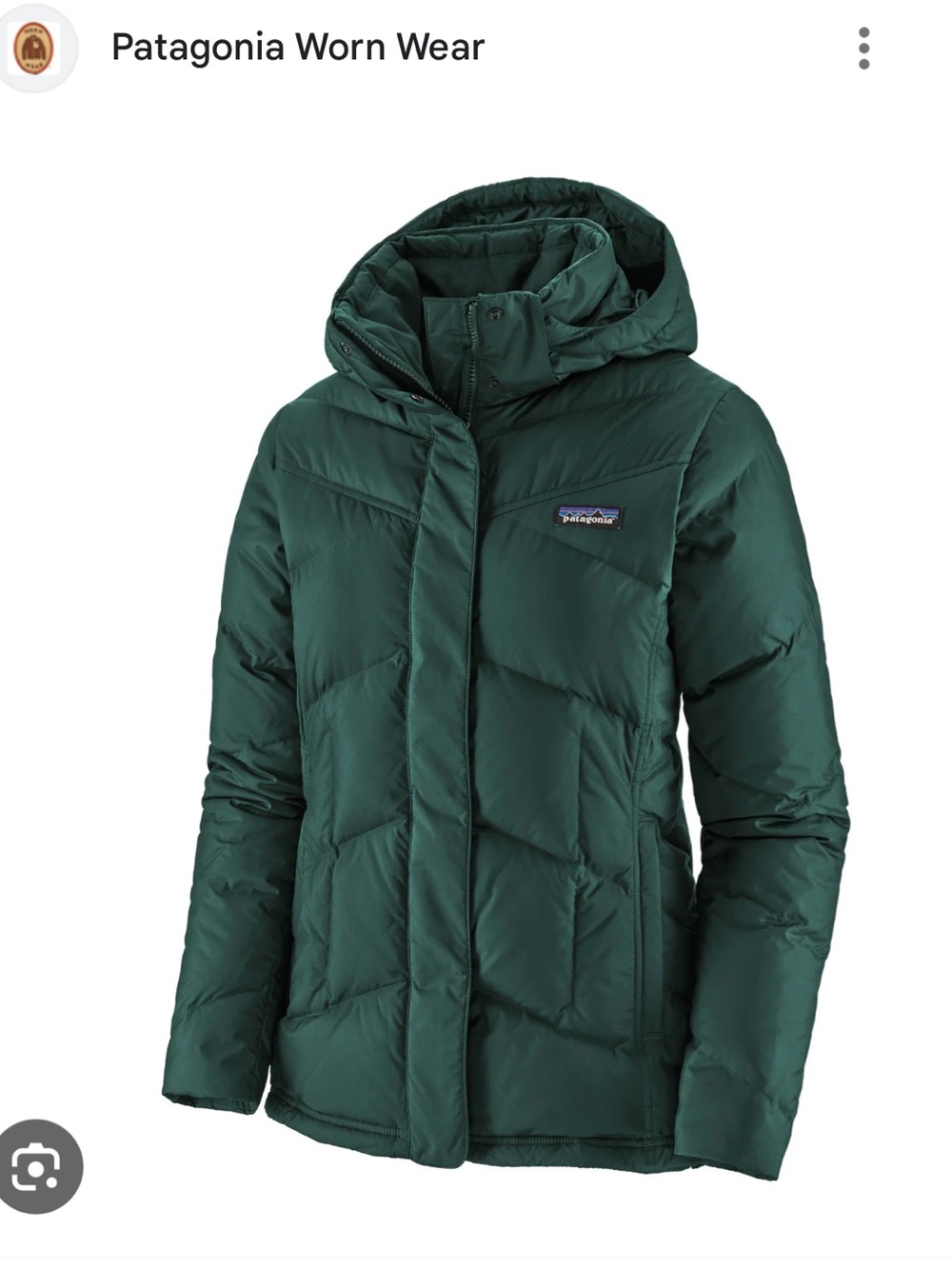 Patagonia Women's Down With It Jacket — Piki Green Color